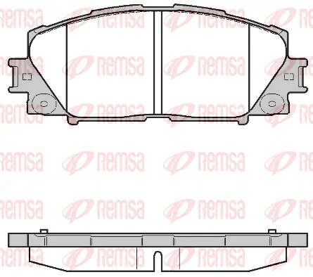 Brake Pad Set, disc brake (1224 10)