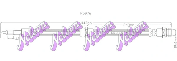 Brake Hose (H5976)