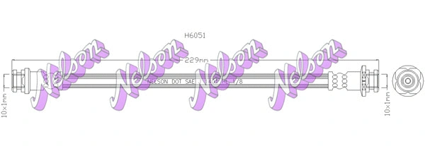 Brake Hose (H6051)