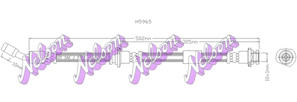 Brake Hose (H5965)