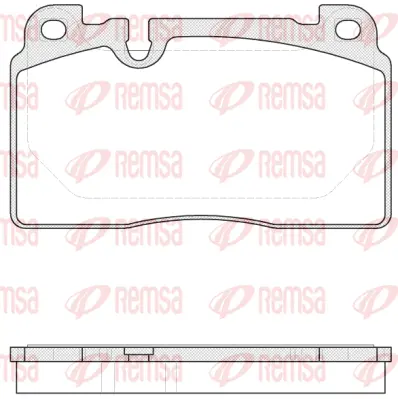 Brake Pad Set, disc brake (1527 00)