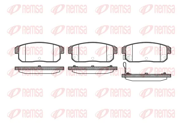 Brake Pad Set, disc brake (0883 11)