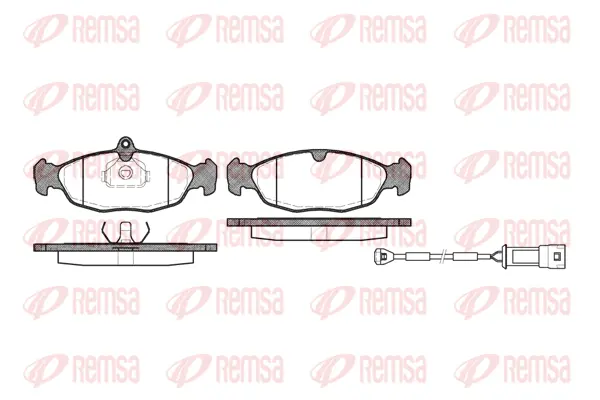 Brake Pad Set, disc brake (0393 02)