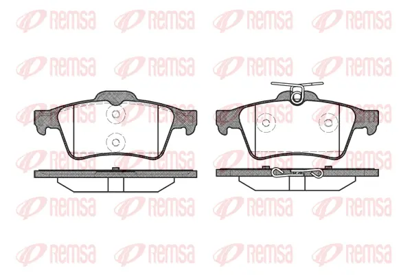 Brake Pad Set, disc brake (0842 20)
