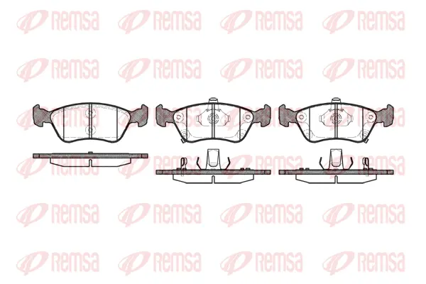 Brake Pad Set, disc brake (0676 02)