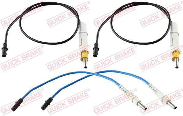 Warning Contact, brake pad wear (WS0256A)