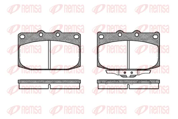 Brake Pad Set, disc brake (0428 02)