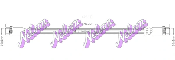 Brake Hose (H6281)