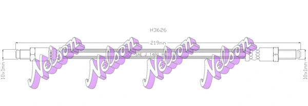 Brake Hose (H3626)