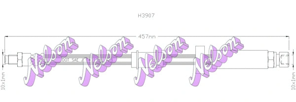 Brake Hose (H3907)