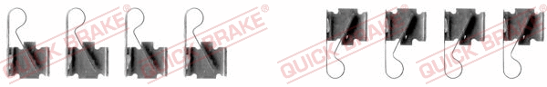 Accessory Kit, disc brake pad (109-1167)