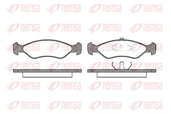 Brake Pad Set, disc brake (0230 00)