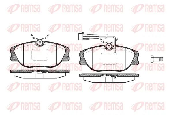 Brake Pad Set, disc brake (0305 12)