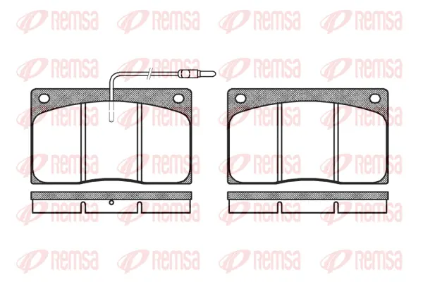 Brake Pad Set, disc brake (0044 02)