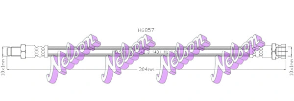 Brake Hose (H6857)