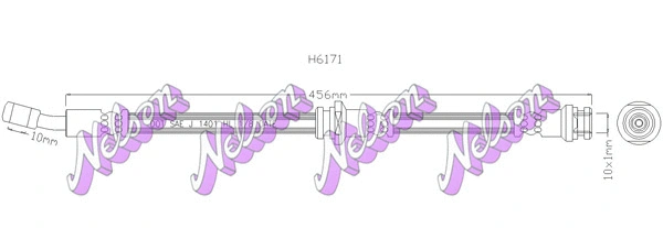 Brake Hose (H6171)
