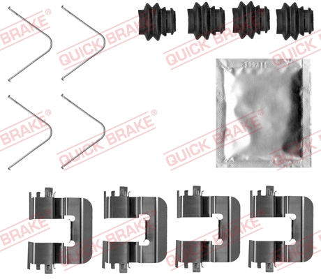 Accessory Kit, disc brake pad (109-0033)