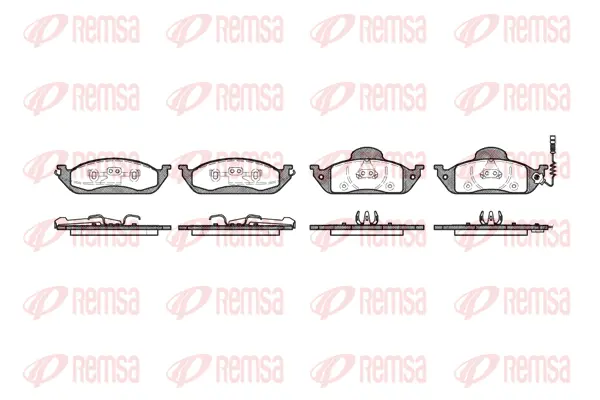 Brake Pad Set, disc brake (0697 01)