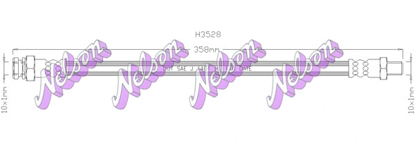 Brake Hose (H3528)