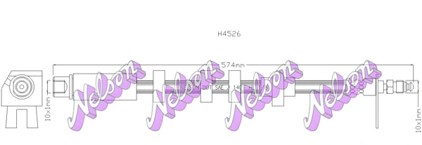 Brake Hose (H4526)