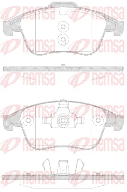 Brake Pad Set, disc brake (1350 30)