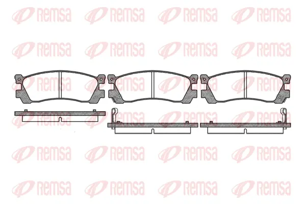 Brake Pad Set, disc brake (0248 02)