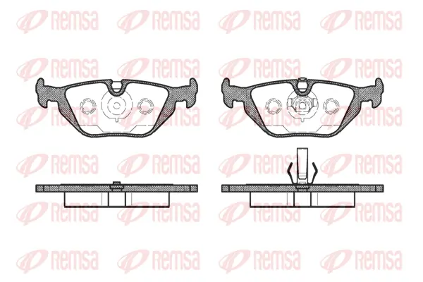 Brake Pad Set, disc brake (0265 50)