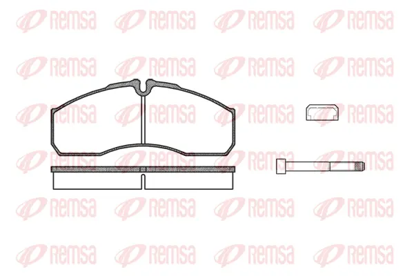 Brake Pad Set, disc brake (0651 86)