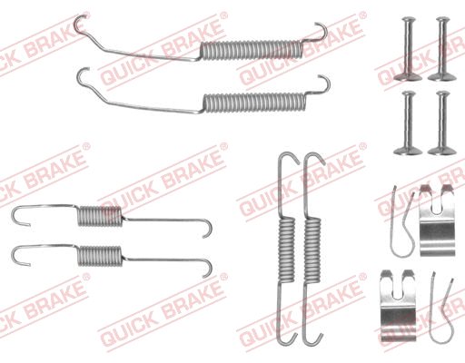 Accessory Kit, brake shoes (105-0882)