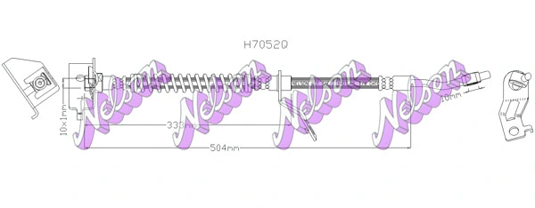 Brake Hose (H7052Q)