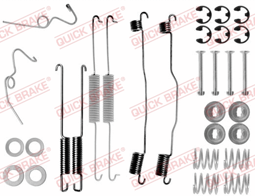 Accessory Kit, brake shoes (105-0624)