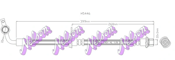 Brake Hose (H5446)