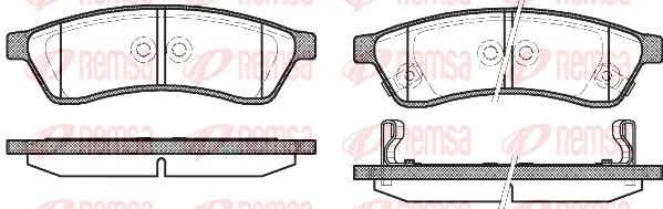 Brake Pad Set, disc brake (1349 02)