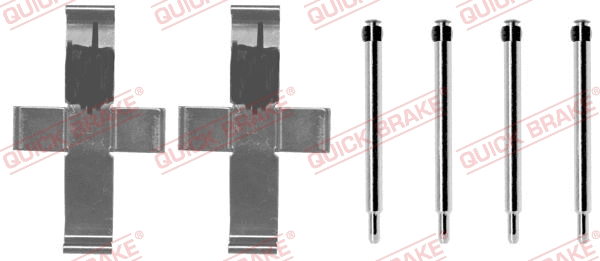 Accessory Kit, disc brake pad (109-0979)