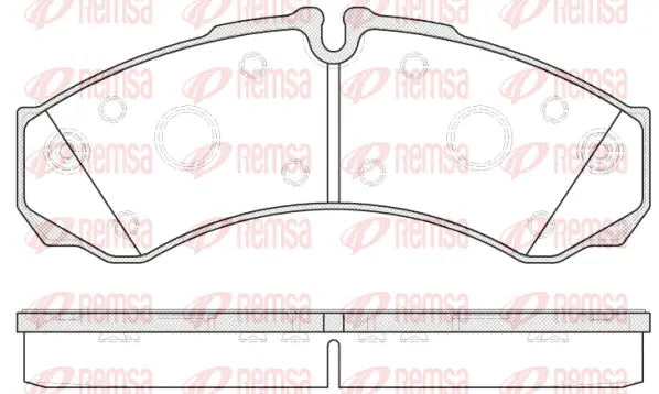 Brake Pad Set, disc brake (0651 20)