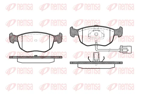 Brake Pad Set, disc brake (0575 02)