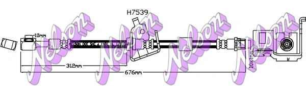 Brake Hose (H7539)
