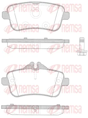 Brake Pad Set, disc brake (1503 10)