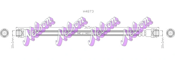 Brake Hose (H4873)