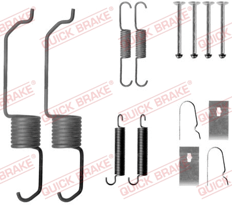 Accessory Kit, brake shoes (105-0798)