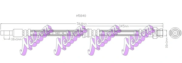 Brake Hose (H5840)