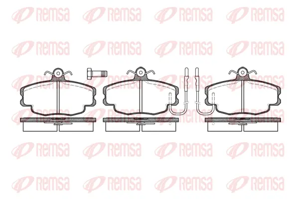 Brake Pad Set, disc brake (0141 12)