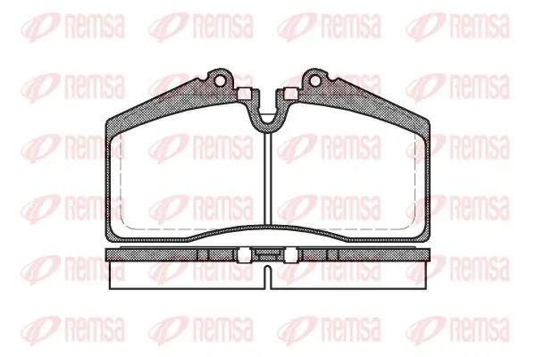 Brake Pad Set, disc brake (0288 00)