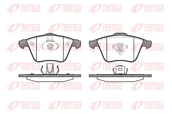 Brake Pad Set, disc brake (0964 20)