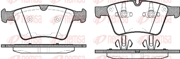 Brake Pad Set, disc brake (1370 00)