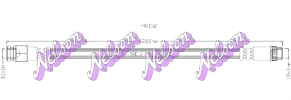 Brake Hose (H6152)