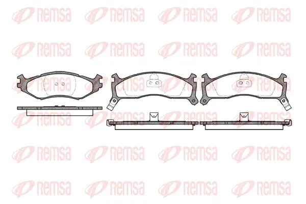 Brake Pad Set, disc brake (0484 02)