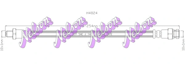 Brake Hose (H4824)