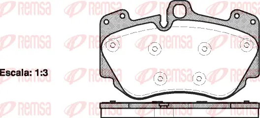 Brake Pad Set, disc brake (1140 10)