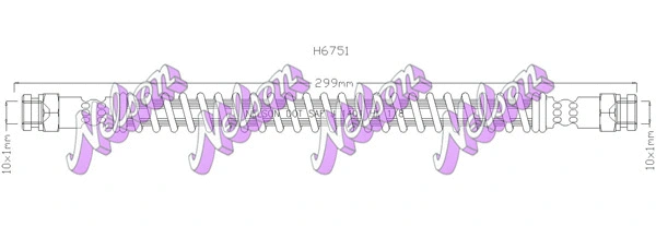 Brake Hose (H6751)